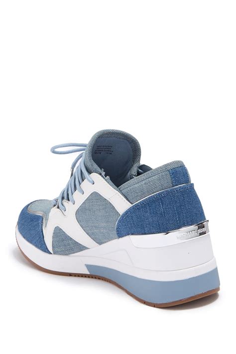 hoe vallen michael kors sneakers|michael kors denim sneakers.